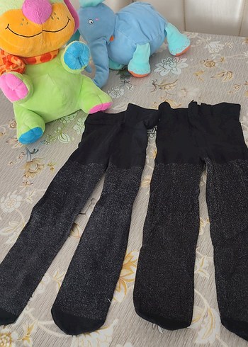 Yılan Desenli Siyah külotlu çorap - Görsel 5