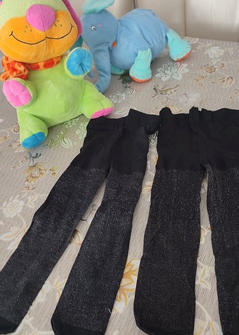 Yılan Desenli Siyah külotlu çorap - Görsel 6