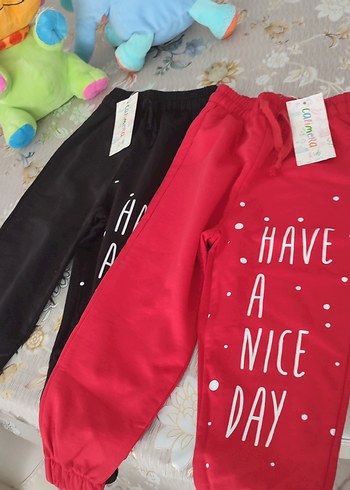 Kız Çocuk Renkli Baskılı Pamuklu Tayt - Görsel 8