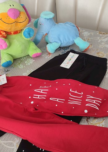 Kız Çocuk Renkli Baskılı Pamuklu Tayt - Görsel 5