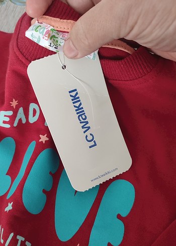 Kız Bebek Uzun Kollu Renkli Desenli Örgü Takım - Görsel 2