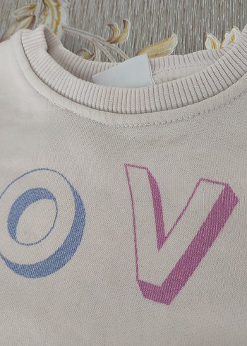 Beyaz Nakışlı Bebek Önlüğü 12-18 Ay - Görsel 5