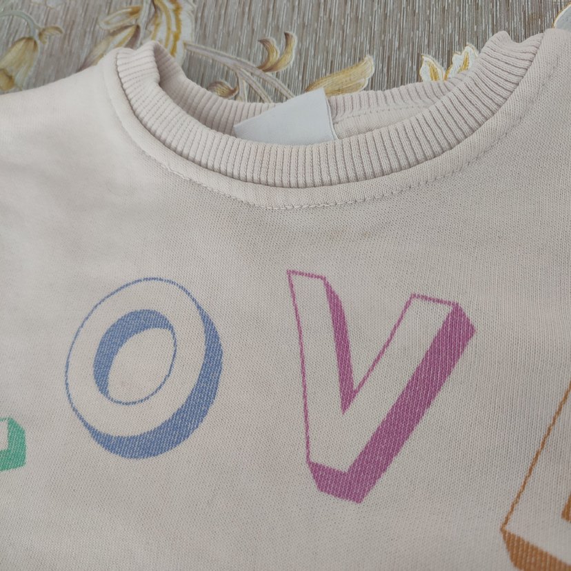 Beyaz Nakışlı Bebek Önlüğü 12-18 Ay - Görsel 5