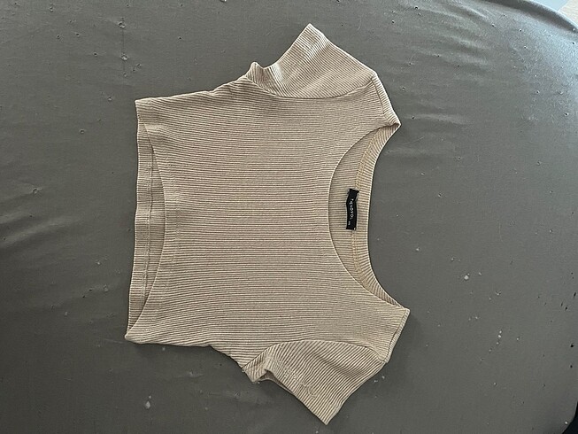 xs Beden camel Renk TRENDYOLMILLA CROP