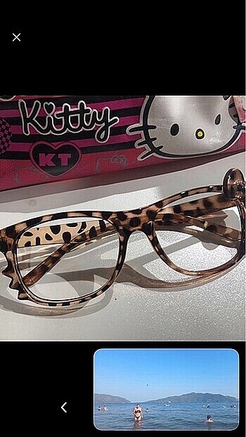 y2k hello kitty leopar gozluk cevcevesi
