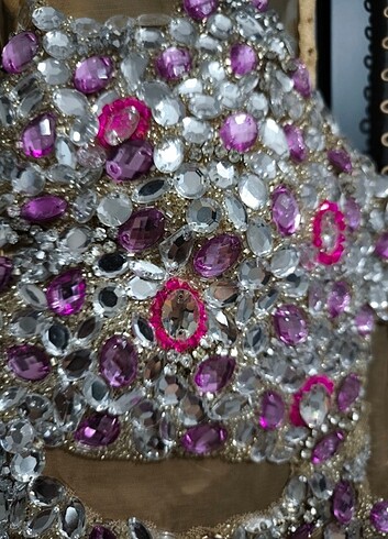 Kristal taş abiye - Görsel 7