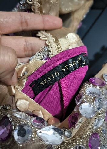 Kristal taş abiye - Görsel 8