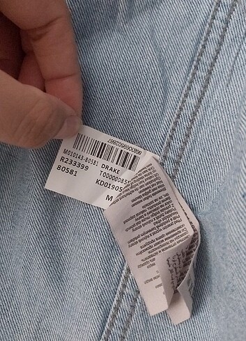 Mavi Jean ceket - Görsel 3