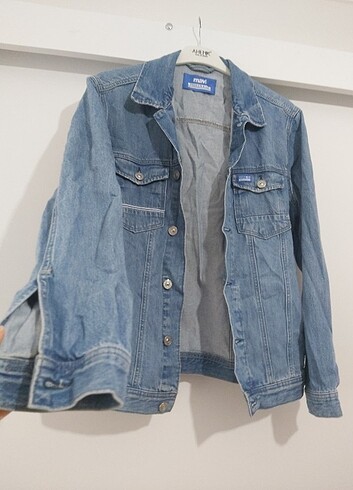 Mavi Jean ceket - Görsel 4
