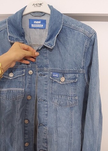 Mavi Jean ceket - Görsel 5
