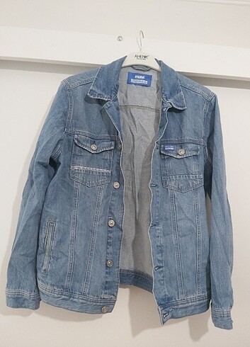 Mavi Jean ceket - Görsel 6