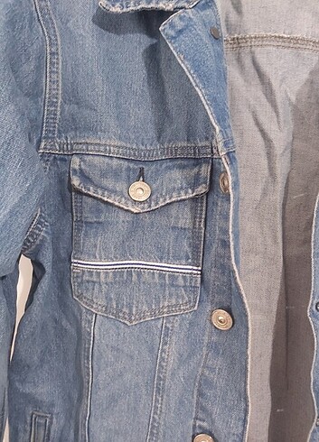 Mavi Jean ceket - Görsel 8