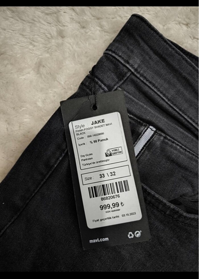 Mavi pro jean pantolon - Görsel 2