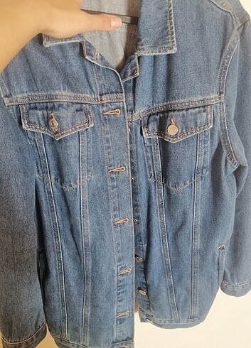 Mavi kadın ceket oversize