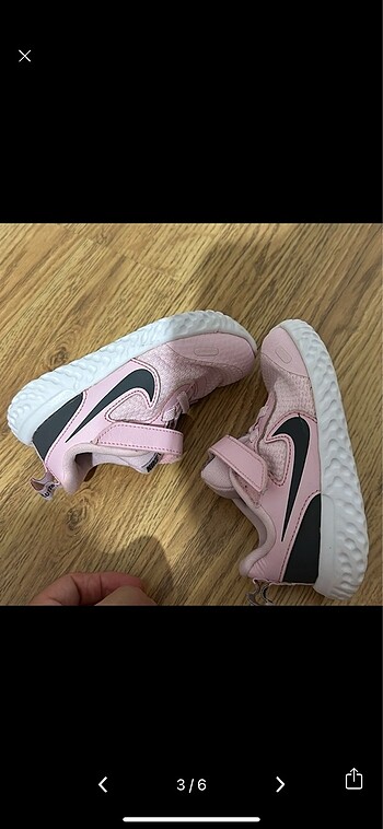 23 Beden pembe Renk Spor ayakkabı