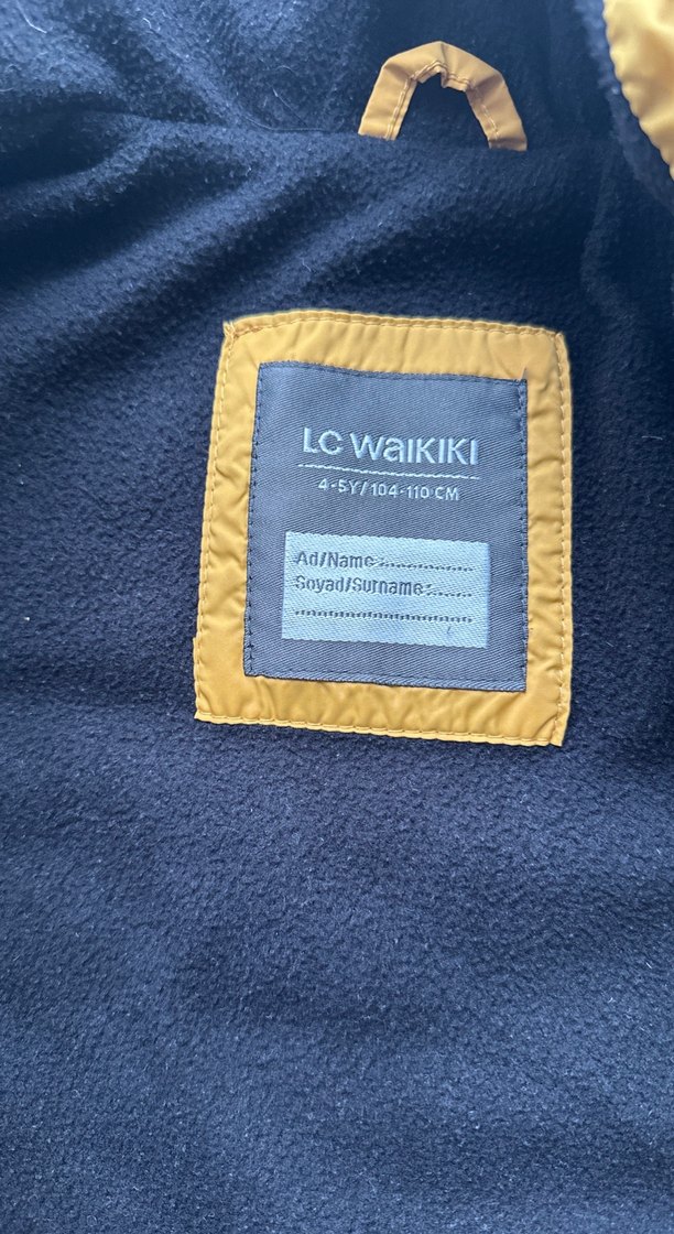 Sarı Fermuarlı Kapüşonlu Erkek Çocuk Mont - Görsel 3