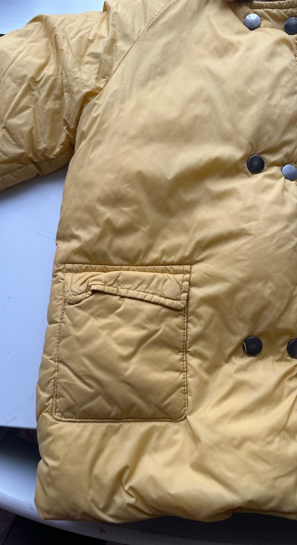 Sarı Kapüşonlu Erkek Çocuk Mont - Görsel 3