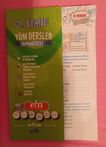 4. VE 6. SINIFLAR İÇİN HAZIRLIK KİTAPLARI - Görsel 3