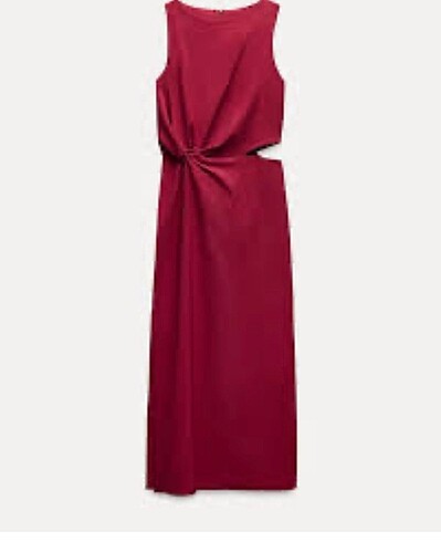 Zara Sıfır etiketli elbise zara