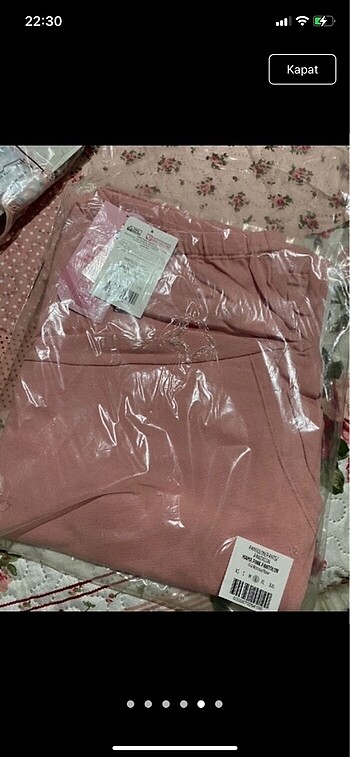 m Beden pembe Renk Hamile pijama Penti etiketli