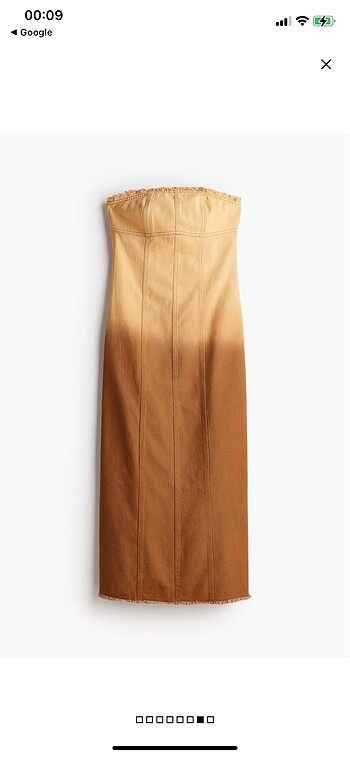 H&M Hm elbise 1 kez giyildi