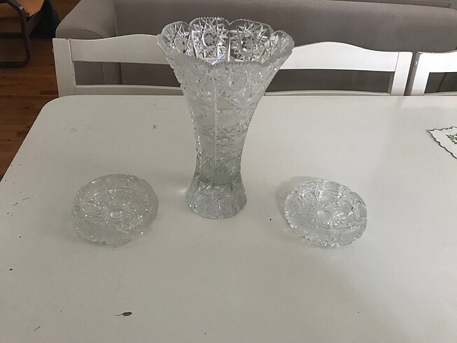 Vintage kesme kristal takım satışta