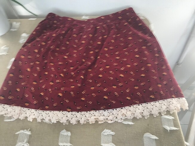 Ole marka 40beden kadife etek bel 48 cm en geniş hal