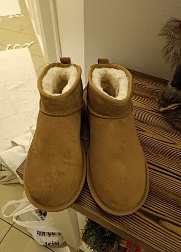38 Beden camel Renk UGG mini