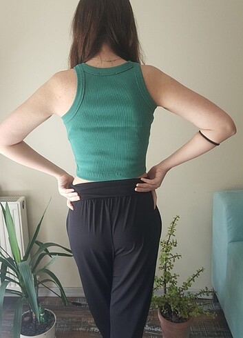 m Beden yeşil Renk Kadın mini üst/croptop/tshirt