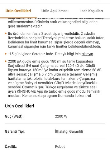 Beden Renk Robot süpürge