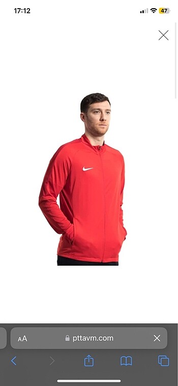 m Beden kırmızı Renk Nike Hırka