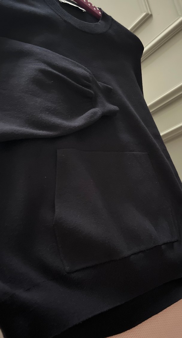 Salaş triko Sweatshirt - Görsel 3