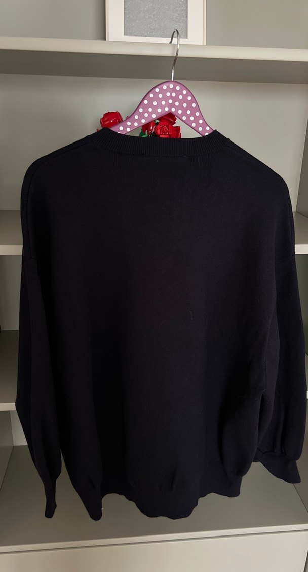 Salaş triko Sweatshirt - Görsel 5