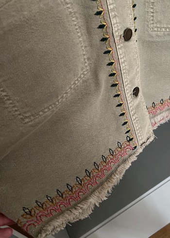 Nakışlı Bohem Kadın Ceket - Görsel 5