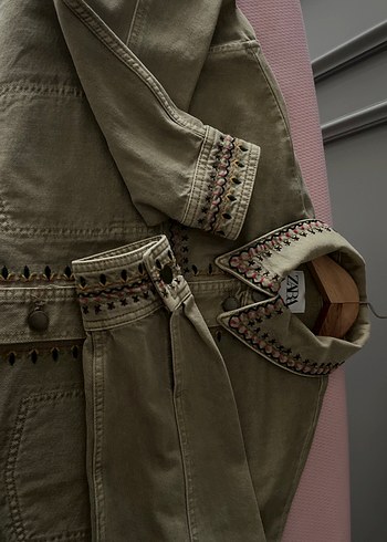 Nakışlı Bohem Kadın Ceket - Görsel 3