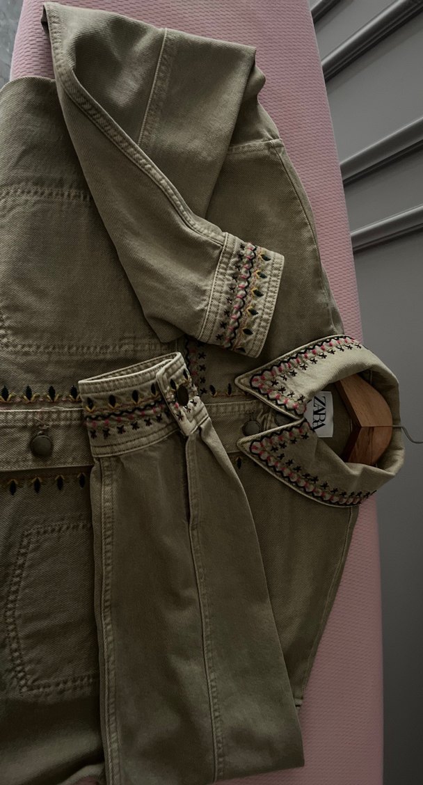 Nakışlı Bohem Kadın Ceket - Görsel 3