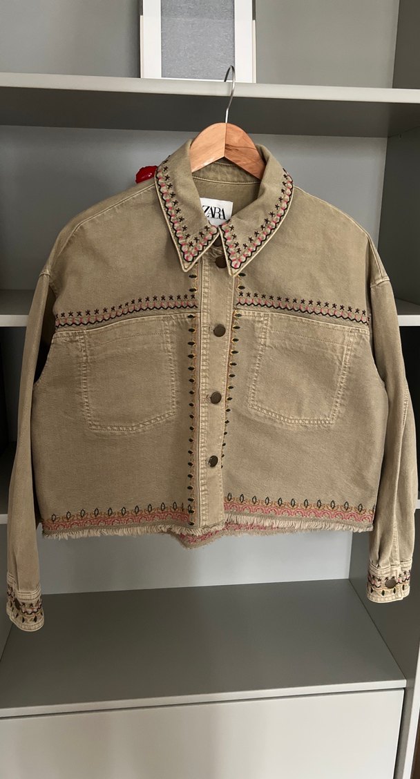 Nakışlı Bohem Kadın Ceket - Görsel 4