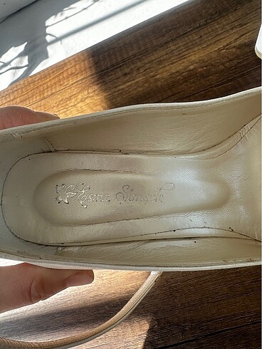 36 Beden ten rengi Renk Dolgu topuk gelin ayakkabısı 15cm