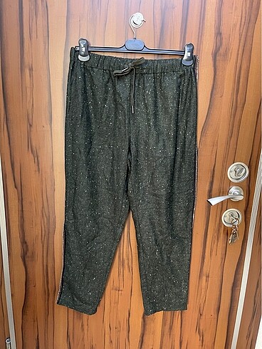 40 Beden haki Renk Twist pantolon