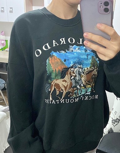 Bershka antrasit sweat