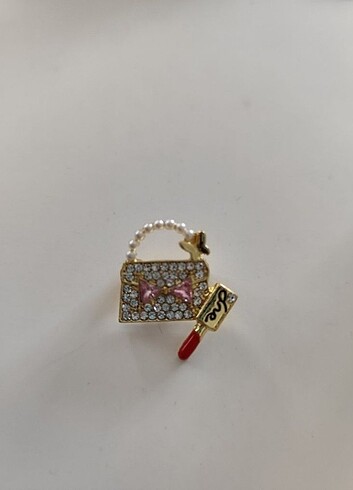 Mini çantalı broş  - Görsel 7