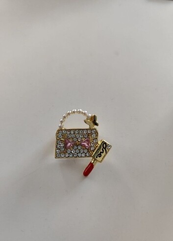 Mini çantalı broş  - Görsel 8