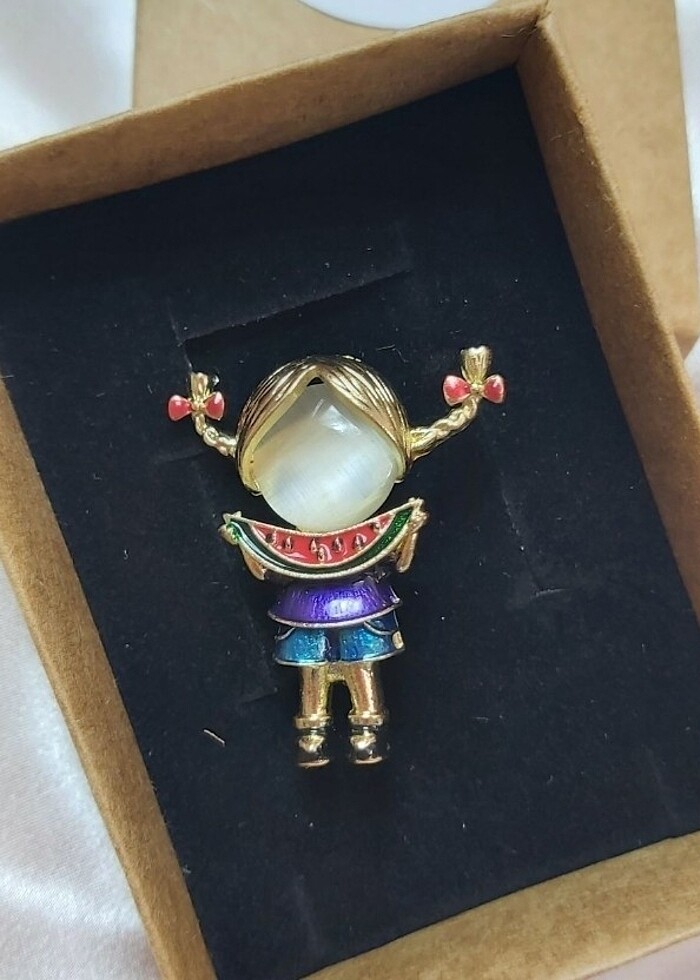 Filistinli Kız Broş  - Görsel 5