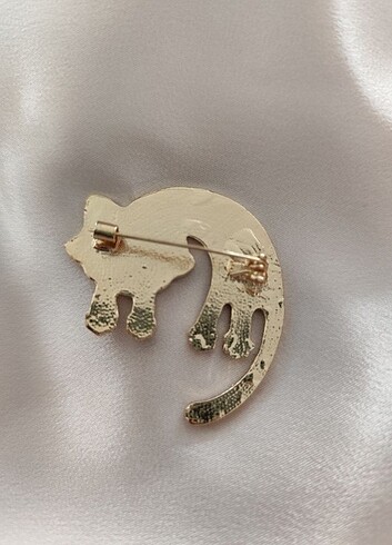 Şaşkın kedi broş  - Görsel 5