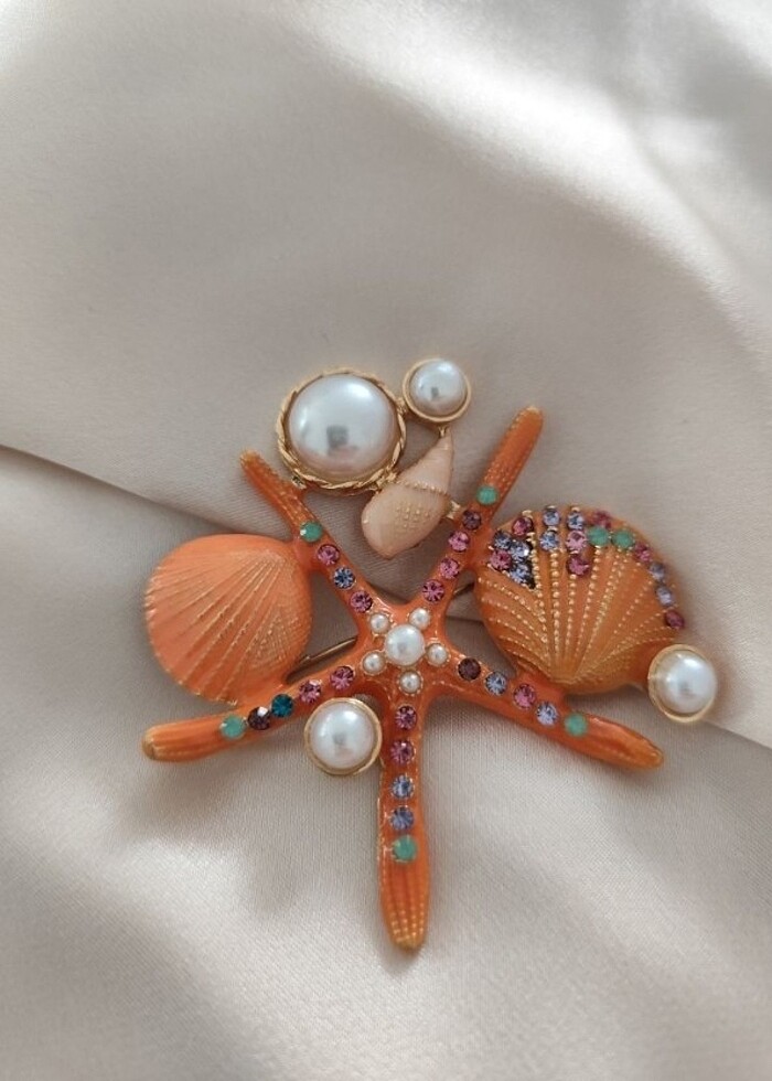 Deniz yıldızı broş  - Görsel 4