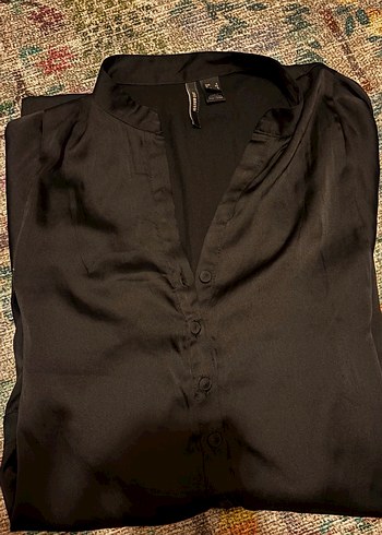 Mango saten elbise - Görsel 2