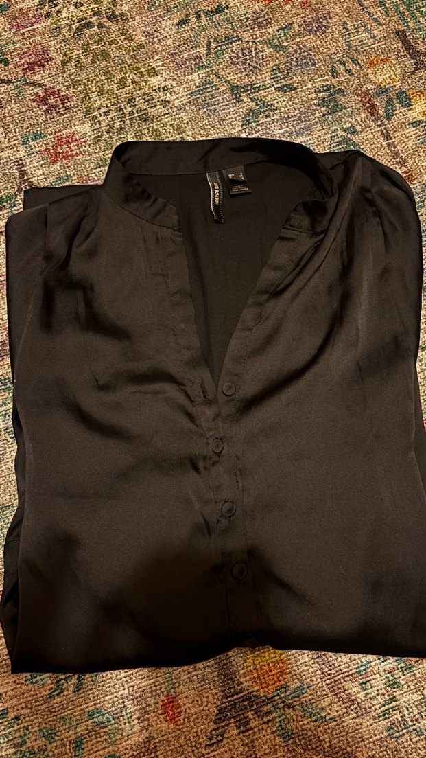 Mango saten elbise - Görsel 2