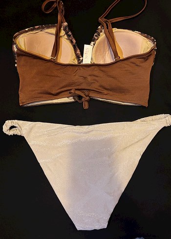 Leopar Desenli Kadın Bikini takımı - Görsel 4