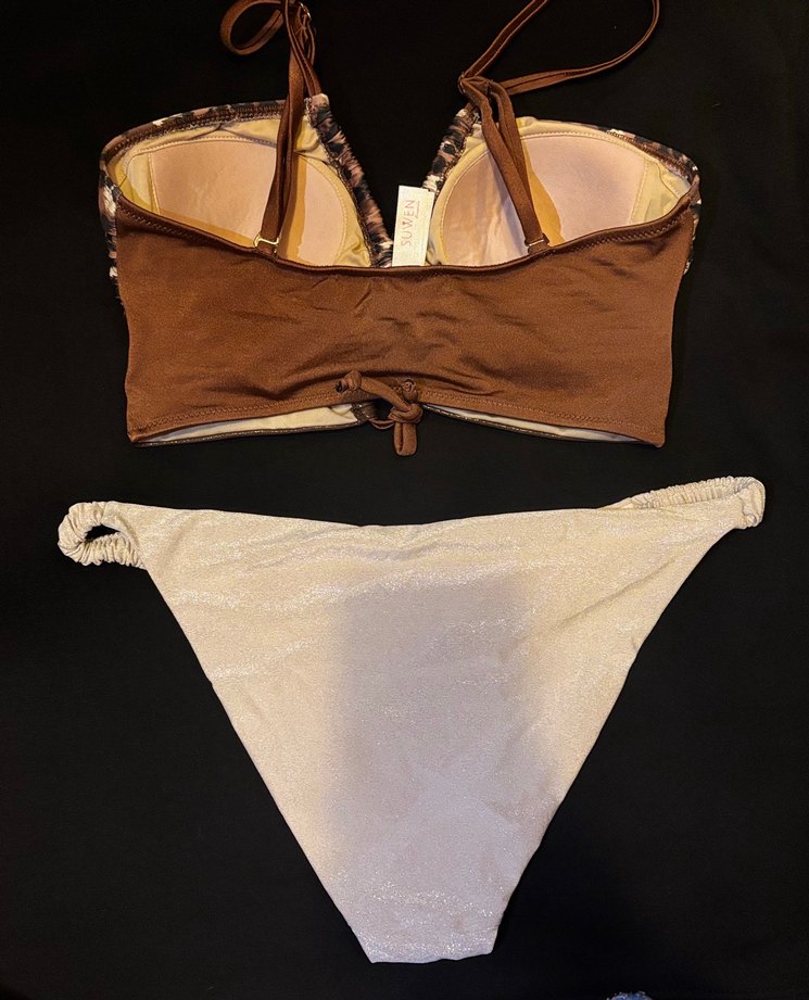 Leopar Desenli Kadın Bikini takımı - Görsel 4