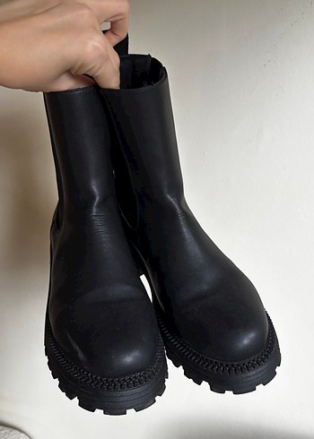 Siyah Kadın kar Botu - Görsel 2